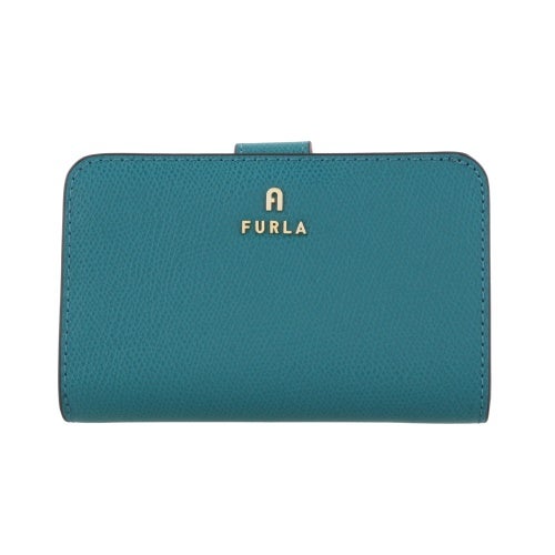 フルラ 二つ折り財布 レディース CAMELIA M COMPACT WALLET グリーン FURLA WP00314 ARE000 4505S AMATORE BLUE+COLOR CRISTALLO d int.