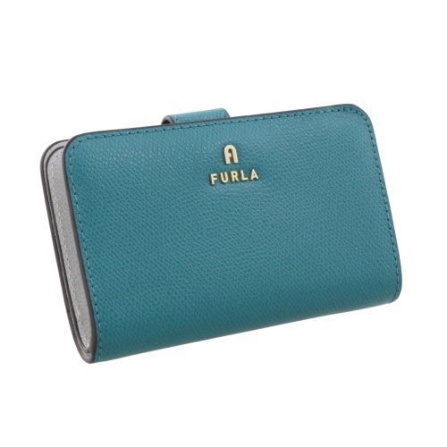 フルラ 二つ折り財布 レディース CAMELIA M COMPACT WALLET グリーン