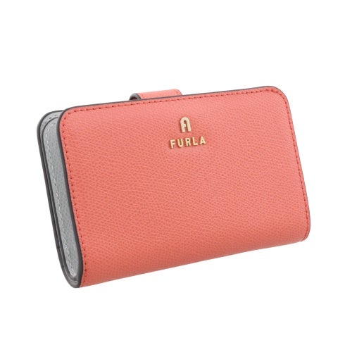 フルラ 二つ折り財布 レディース CAMELIA M COMPACT WALLET オレンジ