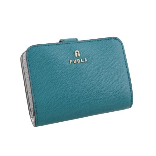 フルラ 二つ折り財布 レディース カメリア S CAMELIA S COMPACT WALLET ブルー FURLA WP00315 ARE000 4505S AMATORE BLUE+COLOR CRISTALLO d int.