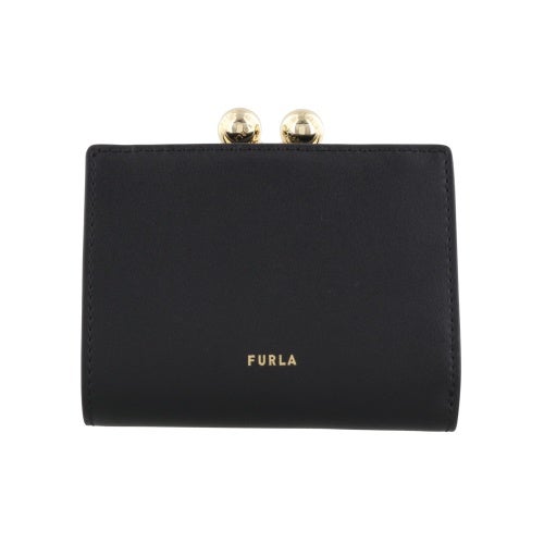 フルラ 二つ折り財布 レディース DOTS S Compact Wallet ドット ブラック FURLA WP00541 BX3104 O6000 NERO