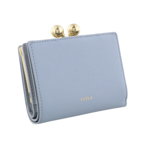 フルラ 二つ折り財布 レディース DOTS S Compact Wallet ドット ブルー