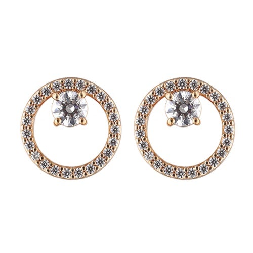レオン スワロフスキーピアス ピアス スワロフスキー スワン 白鳥 上品 きらきら swarovski プラチナ