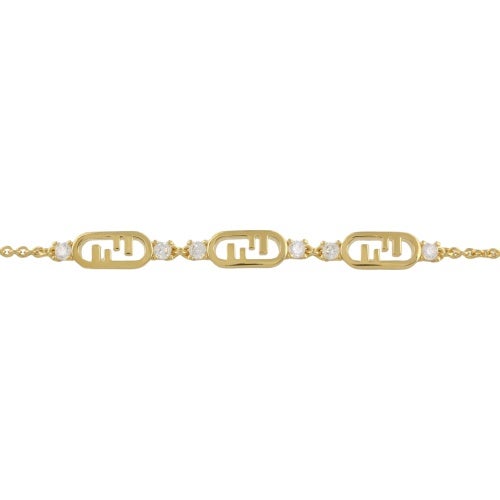 フェンディ ブレスレット レディース O LOCK BRACELET ゴールド FENDI