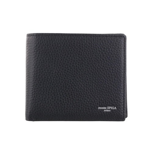 MCM エムシエーム 二つ折り財布 折財布 ミニ財布 メンズ ブラック