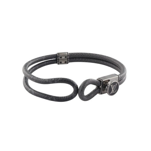 ルイヴィトン ブレスレット モノグラム･エクリプス ブレスレット・ループ イット シルバー LOUIS VUITTON M6780D
