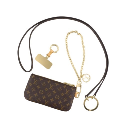 ルイヴィトン スマートフォンホルダー レディース モノグラム フォン ホルダー ブラウン LOUIS VUITTON M26898