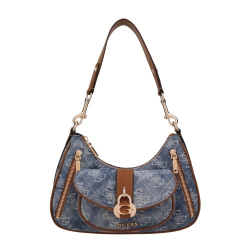 ゲス ショルダーバッグ レディース ブルー GUESS DG836218 DENIM LOGO