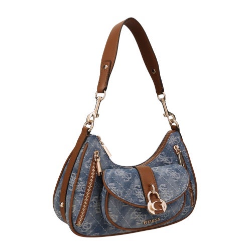 ゲス ショルダーバッグ レディース ブルー GUESS DG836218 DENIM LOGO