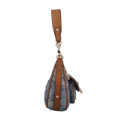 ゲス ショルダーバッグ レディース ブルー GUESS DG836218 DENIM LOGO