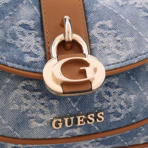 ゲス ショルダーバッグ レディース ブルー GUESS DG836218 DENIM LOGO