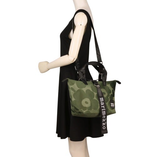 マリメッコ ショルダーバッグ レディース TOTE S UNIKKO SHOULDER BAG グリーン marimekko 95320 660 Green/Llight Green