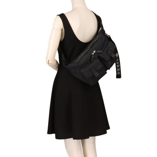マリメッコ ショルダーバッグ レディース SLING BAG M UNIKKO SHOULDER BAG ブラック marimekko 95303 550 Blue/Dark Blue
