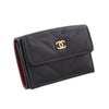 シャネル 三つ折り財布 レディース ブラック CHANEL AP5202 B23785 C3906 ブラック