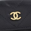 シャネル 三つ折り財布 レディース ブラック CHANEL AP5202 B23785 C3906 ブラック