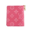 ルイヴィトン 二つ折り財布 モノグラム ポケットウォレット・ＬＶ チャーム ピンク LOUIS VUITTON M27680 Rose Ruban