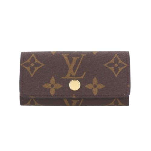 ルイヴィトン モノグラム キーケース ミュルティクレ ４ ブラウン LOUIS VUITTON M28301 シトラス