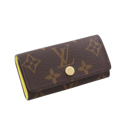 ルイヴィトン モノグラム キーケース ミュルティクレ ４ ブラウン LOUIS VUITTON M28301 シトラス