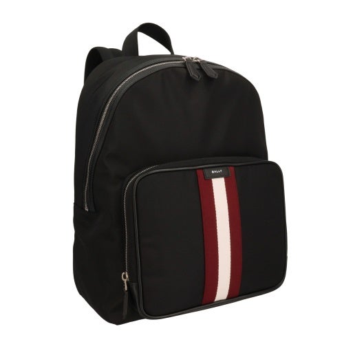 バリー バックパック リュックサック メンズ ブラック BALLY 6308463 U901P BLACK+PALLADIO
