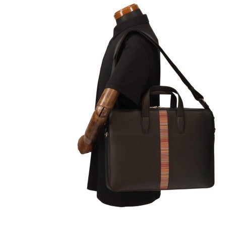 ポールスミス ビジネスバッグ ブリーフケース メンズ ブラック Paul Smith 6603 BK