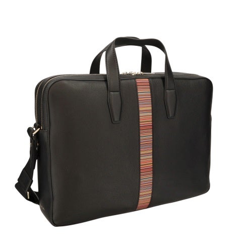 ポールスミス ビジネスバッグ ブリーフケース メンズ ブラック Paul Smith 7582 BMULTI 79 BK