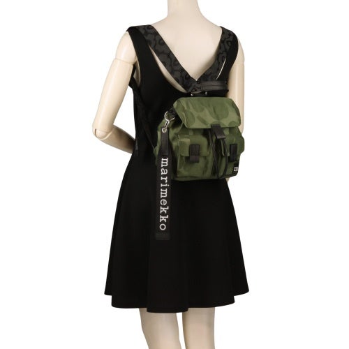 マリメッコ バックパック リュックサック レディース EVERYTHING S UNIKKO BACKPACK グリーン marimekko 95308 660 Green/Llight Green