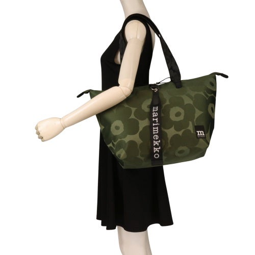 マリメッコ トートバッグ レディース TOTE M UNIKKO SHOULDER BAG グリーン marimekko 95309 660 Green/Llight Green