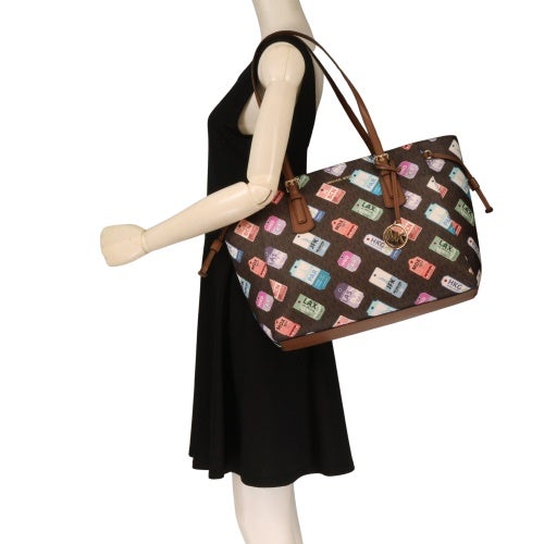 マイケルコース トートバッグ レディース ブラウン MICHAEL KORS 35R6GV6T7V BROWN