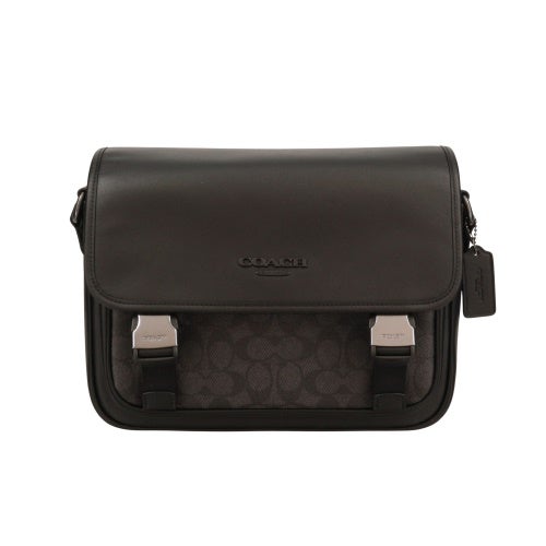 コーチ アウトレット ショルダーバッグ メンズ ブラック COACH OUTLET CT716 QBMI5