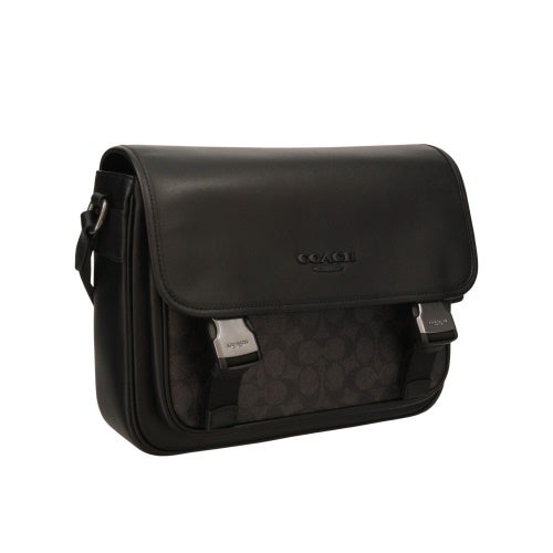COACH アウトレット メンズ ショルダーバッグ コーチ アウトレット ショルダーバッグ メンズ ブラック COACH OUTLET