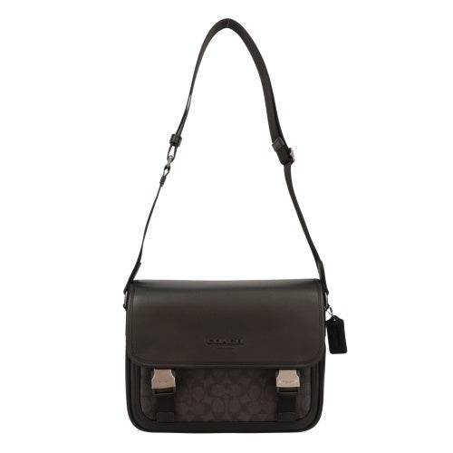 コーチ アウトレット ショルダーバッグ メンズ ブラック COACH OUTLET CT716 QBMI5
