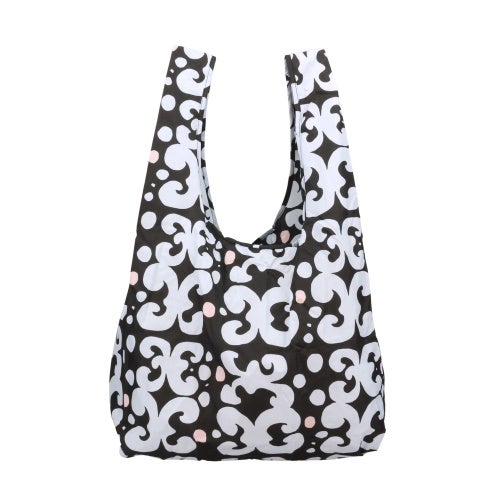 マリメッコ エコバッグ レディース SMART KEIDAS BAG ブルー marimekko 95268 593 Light Blue/Black/Light Pink