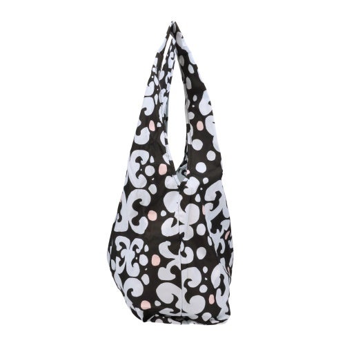 マリメッコ エコバッグ レディース SMART KEIDAS BAG ブルー marimekko 95268 593 Light Blue/Black/Light Pink