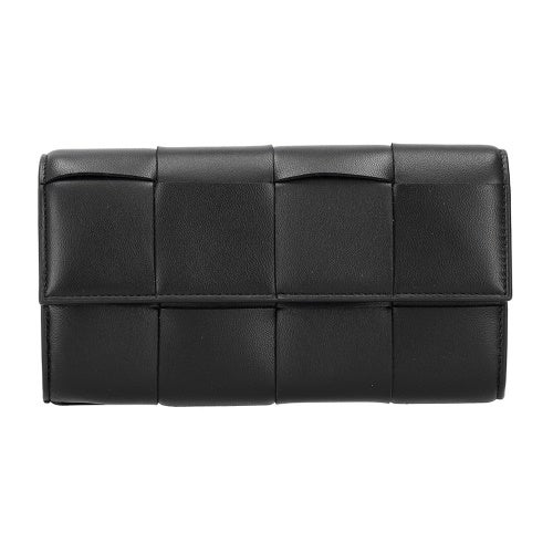 ボッテガヴェネタ 長財布 レディース ブラック BOTTEGA VENETA 742694 V3UO3 8425