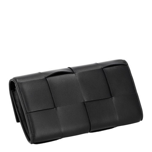 ボッテガヴェネタ 長財布 レディース ブラック BOTTEGA VENETA 742694 V3UO3 8425