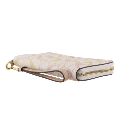 コーチ アウトレット 長財布 レディース ホワイト COACH OUTLET CEC22 IMM8C チョーク/ピンク