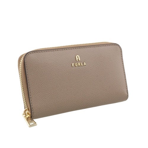 フルラ カードケース レディース CAMELIA M ZIP AROUND ブラウン FURLA