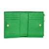 ボッテガヴェネタ 二つ折り財布 レディース マキシイントレチャート MAXI INTRECCIAT グリーン BOTTEGA VENETA 742698 V3UO3 3722