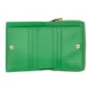 ボッテガヴェネタ 二つ折り財布 レディース マキシイントレチャート MAXI INTRECCIAT グリーン BOTTEGA VENETA 750253 V3UO1 3722