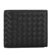 ボッテガヴェネタ 二つ折り財布 メンズ イントレチャート ブラック BOTTEGA VENETA 796966 V69G1 8803