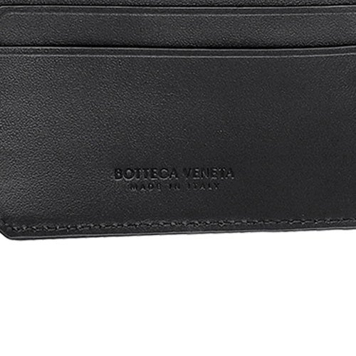 ボッテガヴェネタ 二つ折り財布 メンズ イントレチャート ブラック BOTTEGA VENETA 796966 V69G1 8803