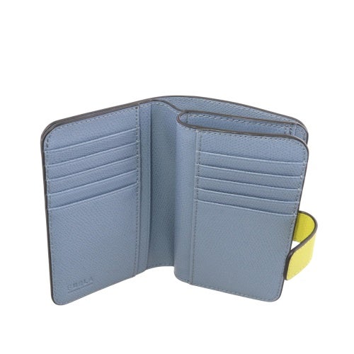 フルラ 二つ折り財布 レディース CAMELIA M COMPACT WALLET イエロー FURLA WP00314 ARE000 4502S MUDEC YELLOW+CELESTIAL int.