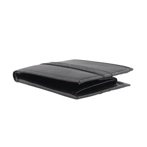 トミーヒルフィガー 二つ折り財布 メンズ ブラック TOMMY HILFIGER 31TL130088 001 BLACK