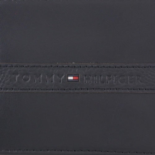 トミーヒルフィガー 二つ折り財布 メンズ ブラック TOMMY HILFIGER 31TL130088 001 BLACK