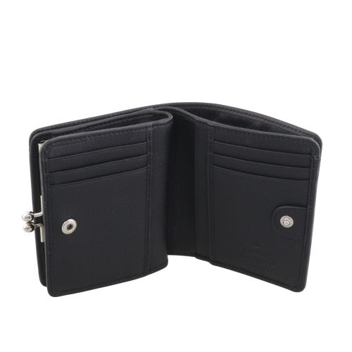 ヴィヴィアンウエストウッド 二つ折り財布 レディース ブラック Vivienne Westwood 5115002ZW L001S N401 BLACK