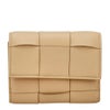 ボッテガヴェネタ 三つ折り財布 レディース マキシイントレチャート MAXI INTRECCIAT ベージュ BOTTEGA VENETA 651372 V3UO1 2700