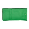 ボッテガヴェネタ 三つ折り財布 レディース マキシイントレチャート MAXI INTRECCIAT グリーン BOTTEGA VENETA 651372 V3UO1 3722