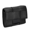 ボッテガヴェネタ 三つ折り財布 レディース マキシイントレチャート MAXI INTRECCIAT ブラック BOTTEGA VENETA 651372 V3UO1 8425