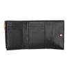 ボッテガヴェネタ 三つ折り財布 レディース マキシイントレチャート MAXI INTRECCIAT ブラック BOTTEGA VENETA 651372 V3UO1 8425