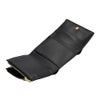 ボッテガヴェネタ 三つ折り財布 レディース マキシイントレチャート MAXI INTRECCIAT ブラック BOTTEGA VENETA 651372 V3UO1 8425